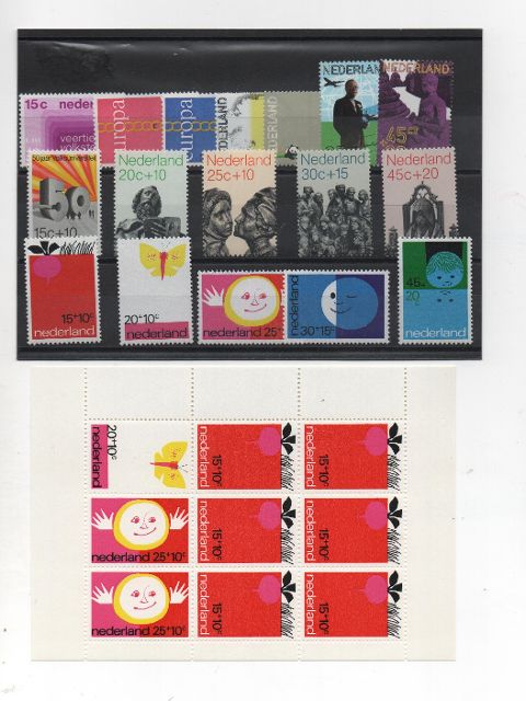 COLECCION SELLOS HOLANDA 1971